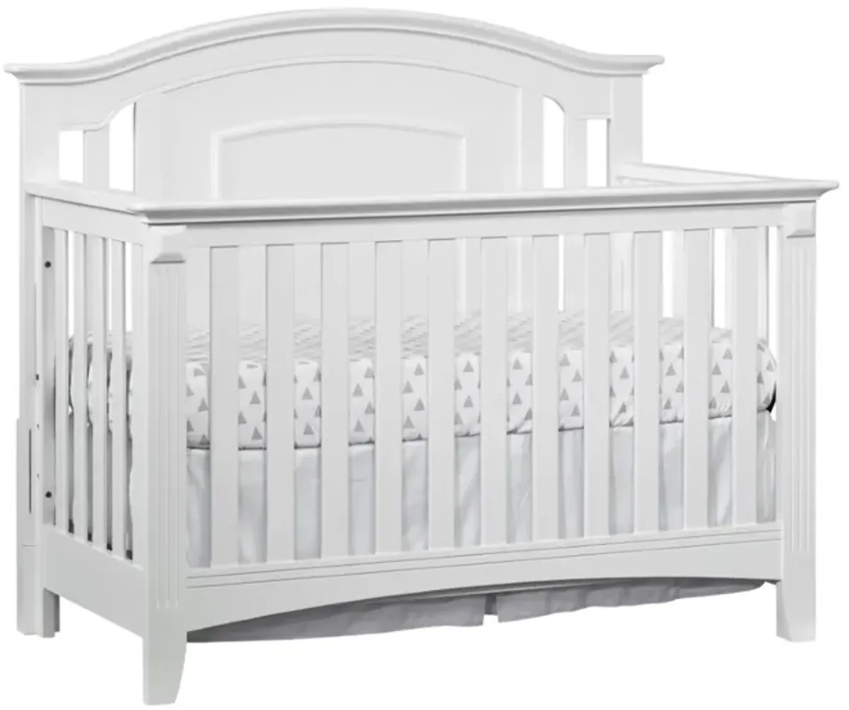 Willowbrook 4-in-1 Convertible Crib in White by M DESIGN VILLAGE