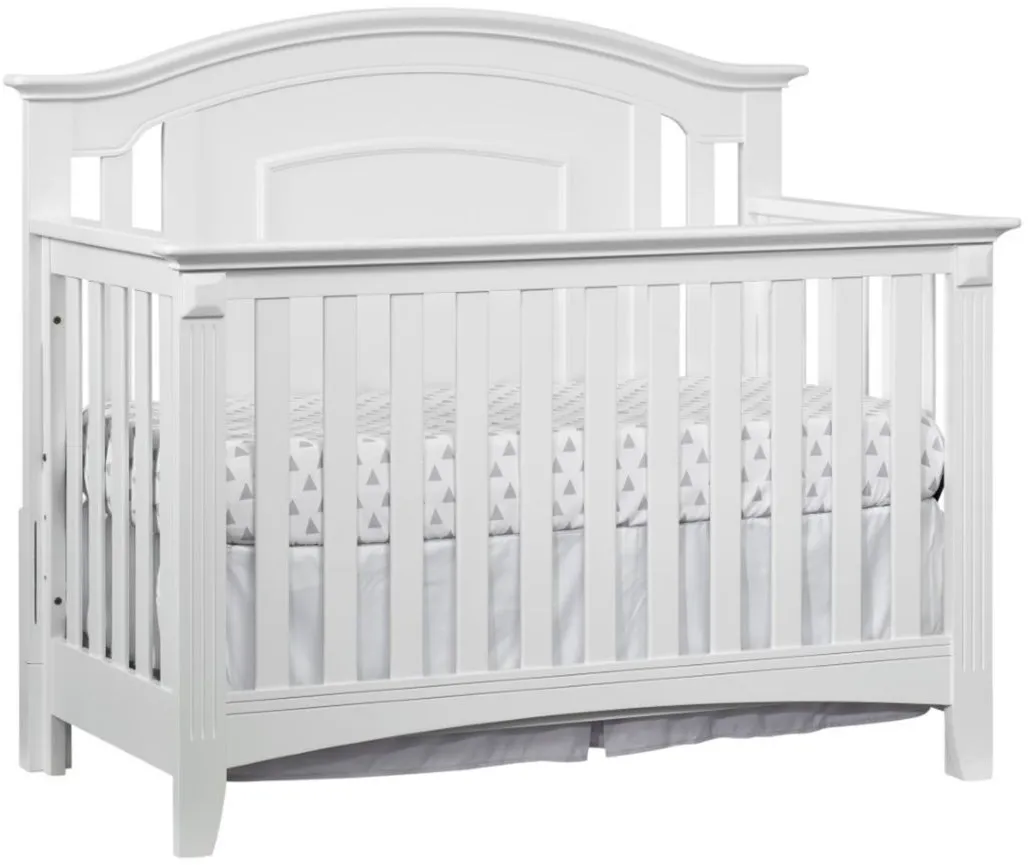 Willowbrook 4-in-1 Convertible Crib in White by M DESIGN VILLAGE