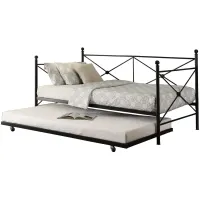 Lucca Metal Daybed with Trundle