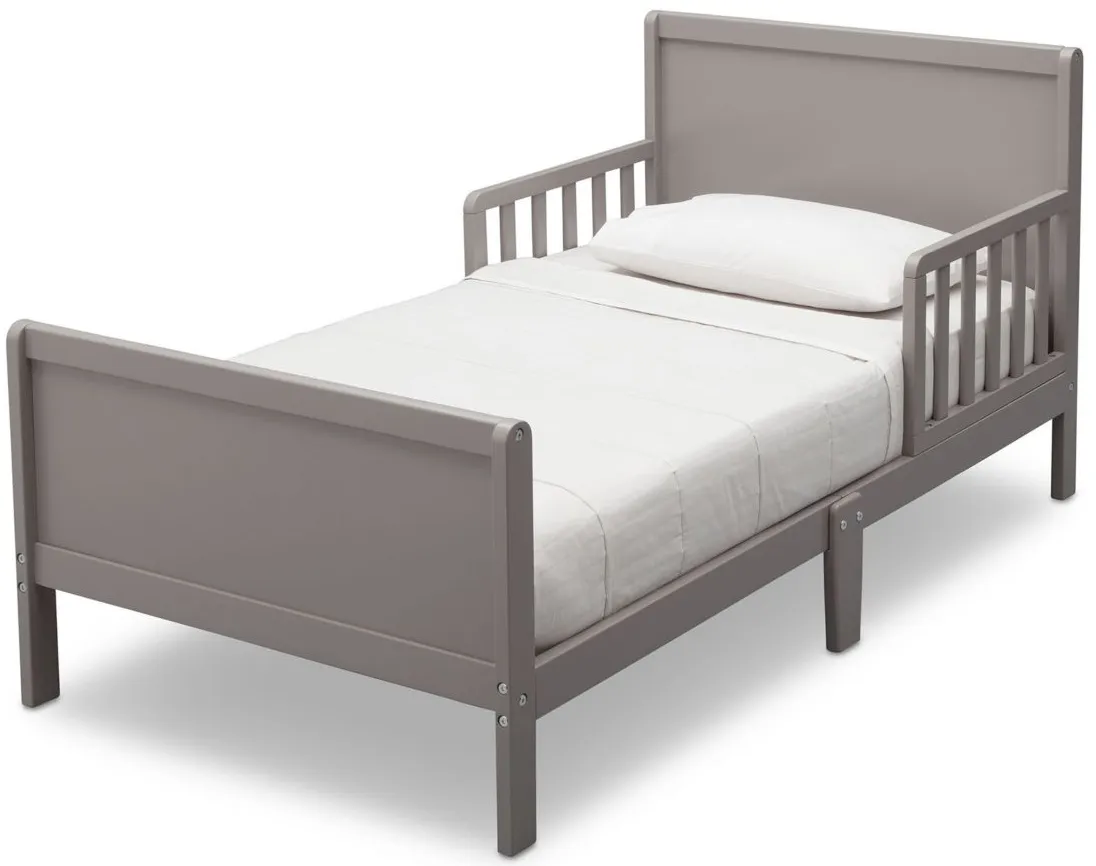 Fancy Wood Toddler Bed by Delta Children in Gray by Delta Children