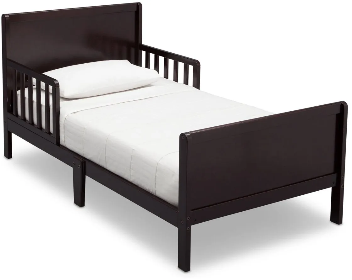 Fancy Wood Toddler Bed by Delta Children
