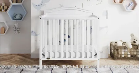 Graco Stella 4-in-1 Convertible Mini Crib in White by Bellanest