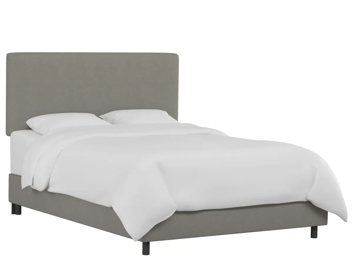 Valerie Bed in Linen Gray by Skyline