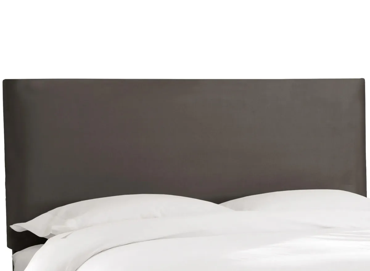 Valerie Headboard in Premier Charcoal by Skyline