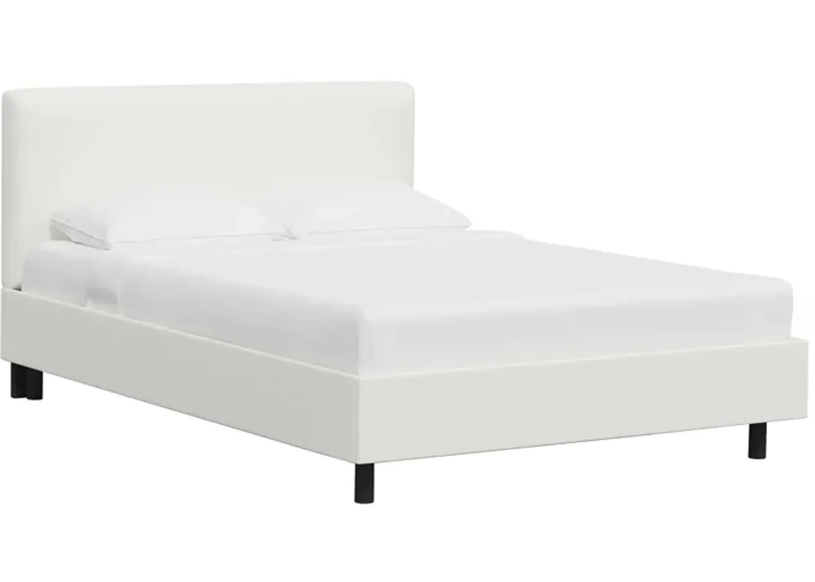 Valerie Platform Bed in Zuma White by Skyline