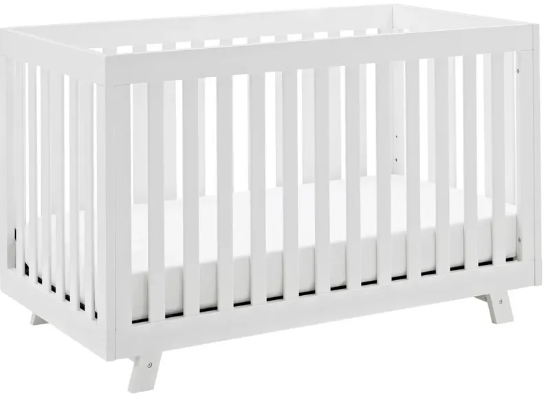 Beckett 3-in-1 Convertible Crib in White by Bellanest