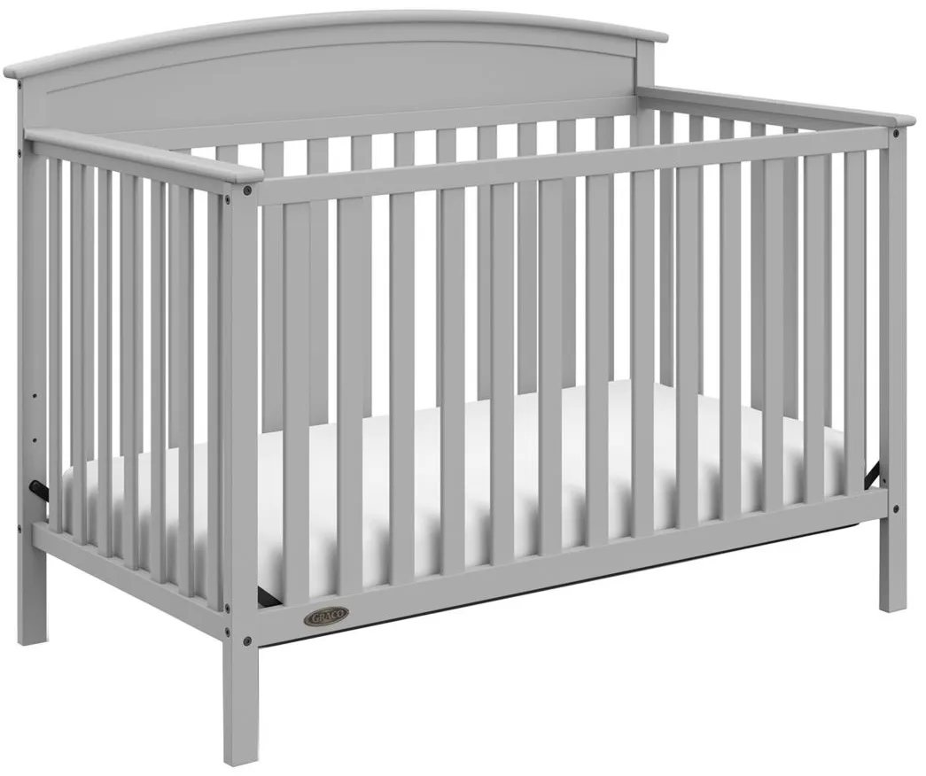 Ben Convertible Crib in Pebble Gray by Bellanest