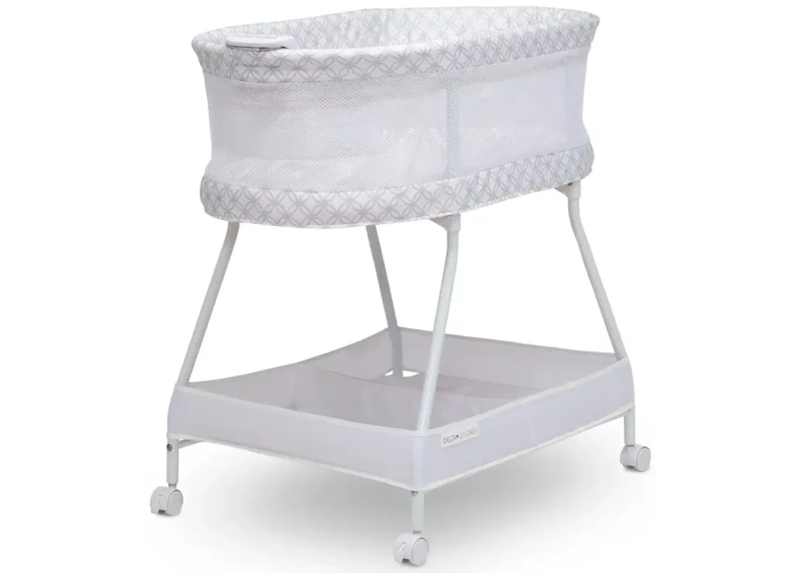 Sweet Dreams Bassinet with Airflow Mesh by Delta Children in Grey Infinity by Delta Children