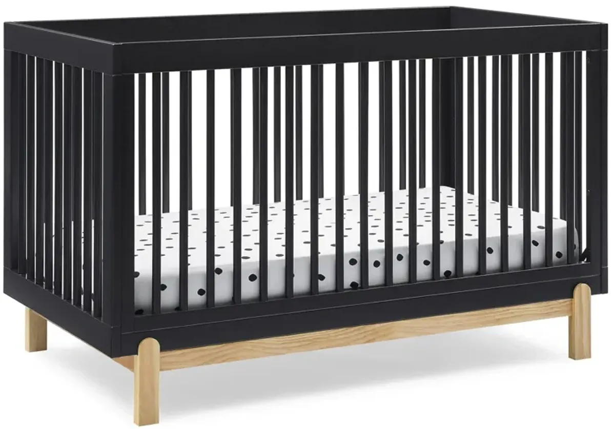 Poppy Crib by Delta Children in Midnight Grey/Natural by Delta Children