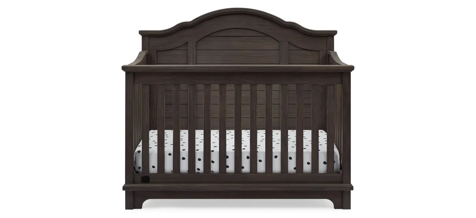 Beautyrest Kids Asher Convertible Crib with Toddler Rail by Delta Children in Rustic Grey by Delta Children