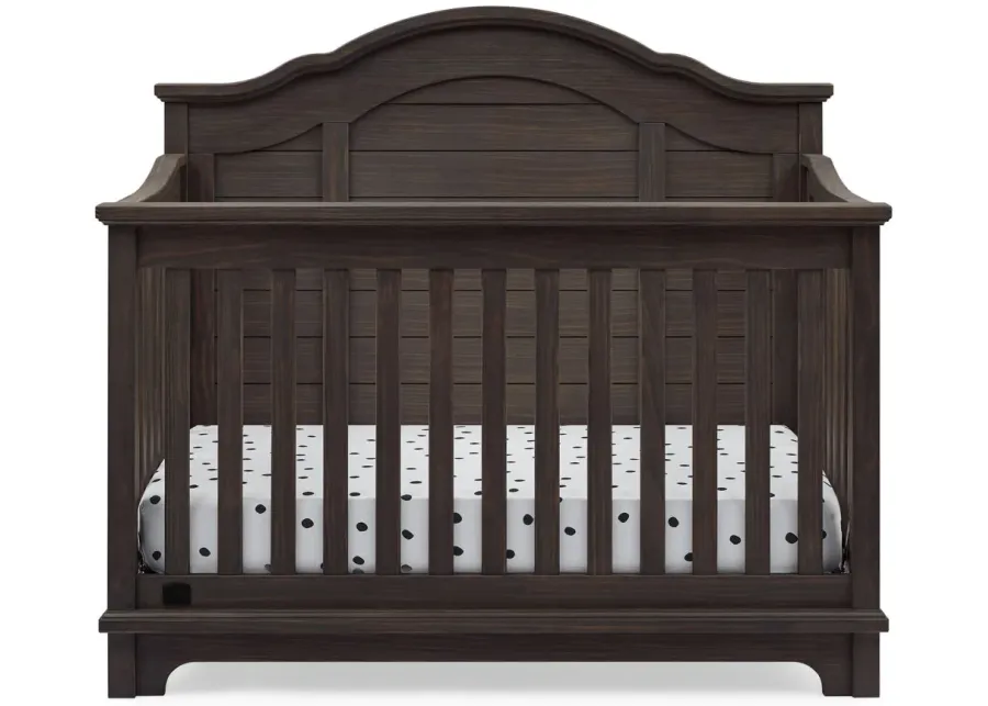 Beautyrest Kids Asher Convertible Crib with Toddler Rail by Delta Children in Rustic Grey by Delta Children