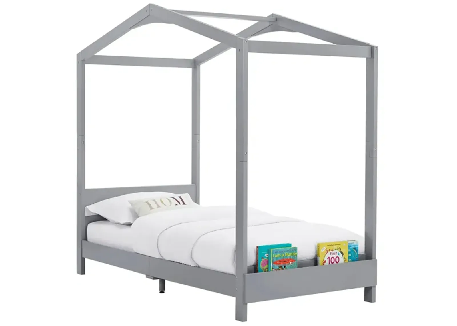 Poppy House Bed by Delta Children in Grey by Delta Children