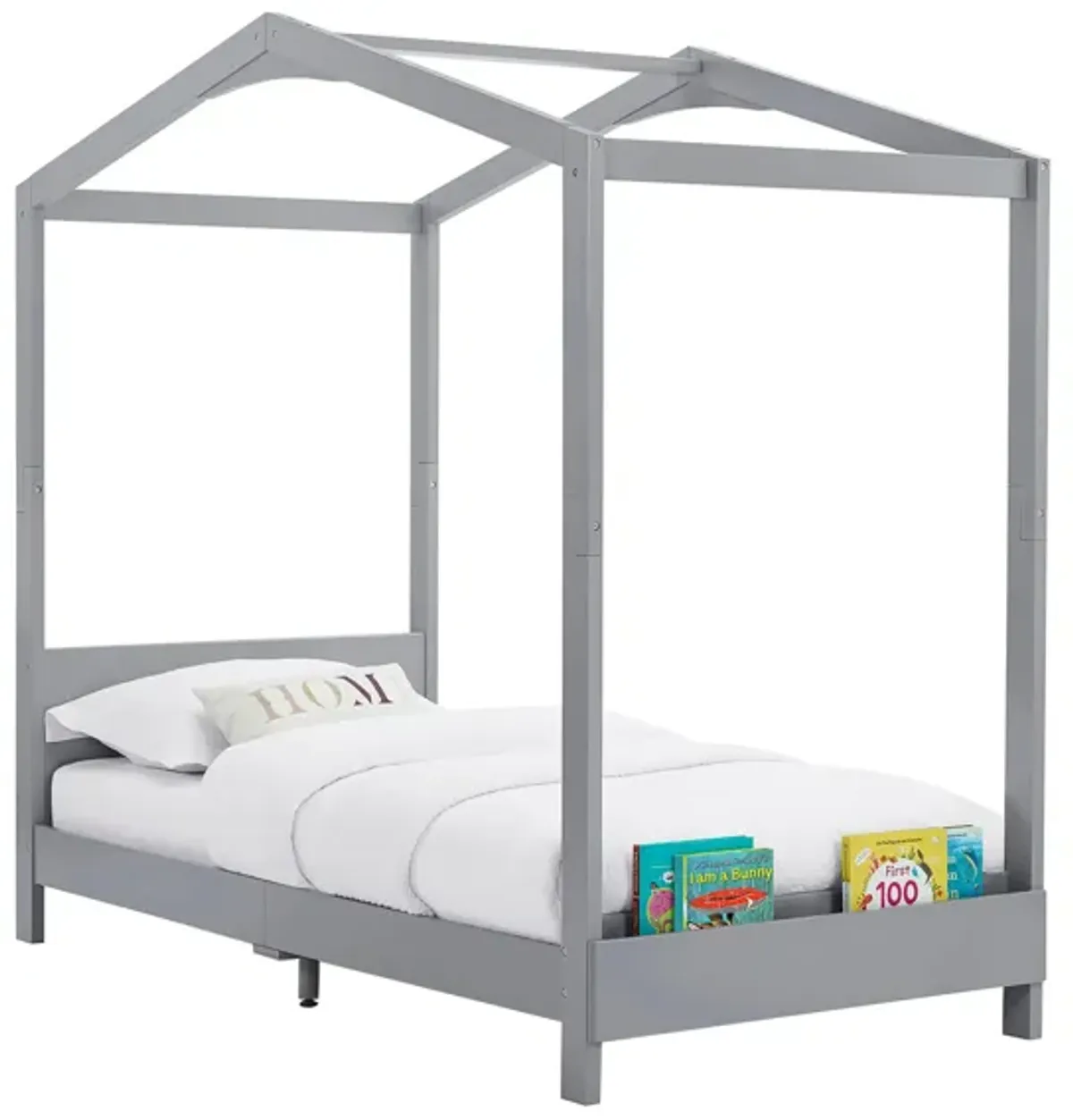 Poppy House Bed by Delta Children in Grey by Delta Children