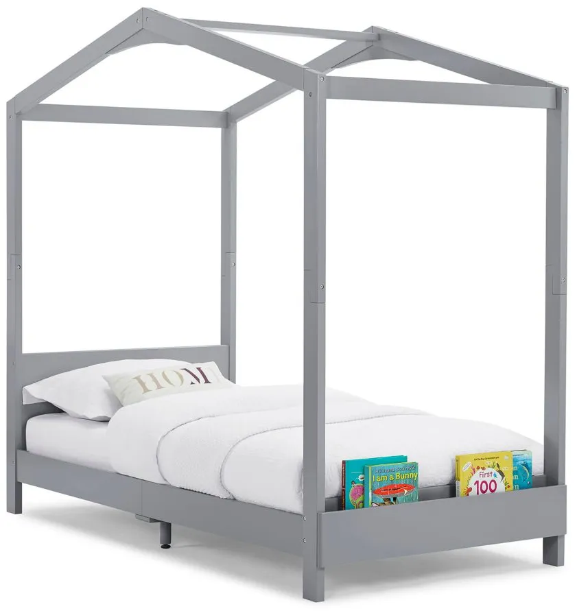 Poppy House Bed by Delta Children in Grey by Delta Children