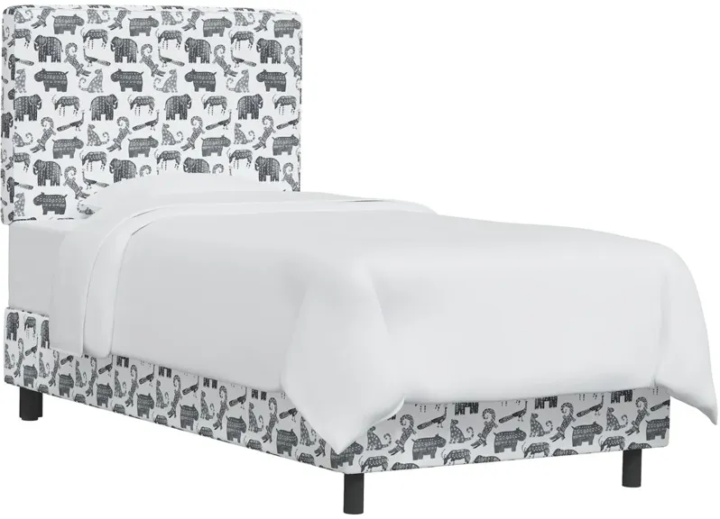 Marquette Bed in Menagerie Gray by Skyline