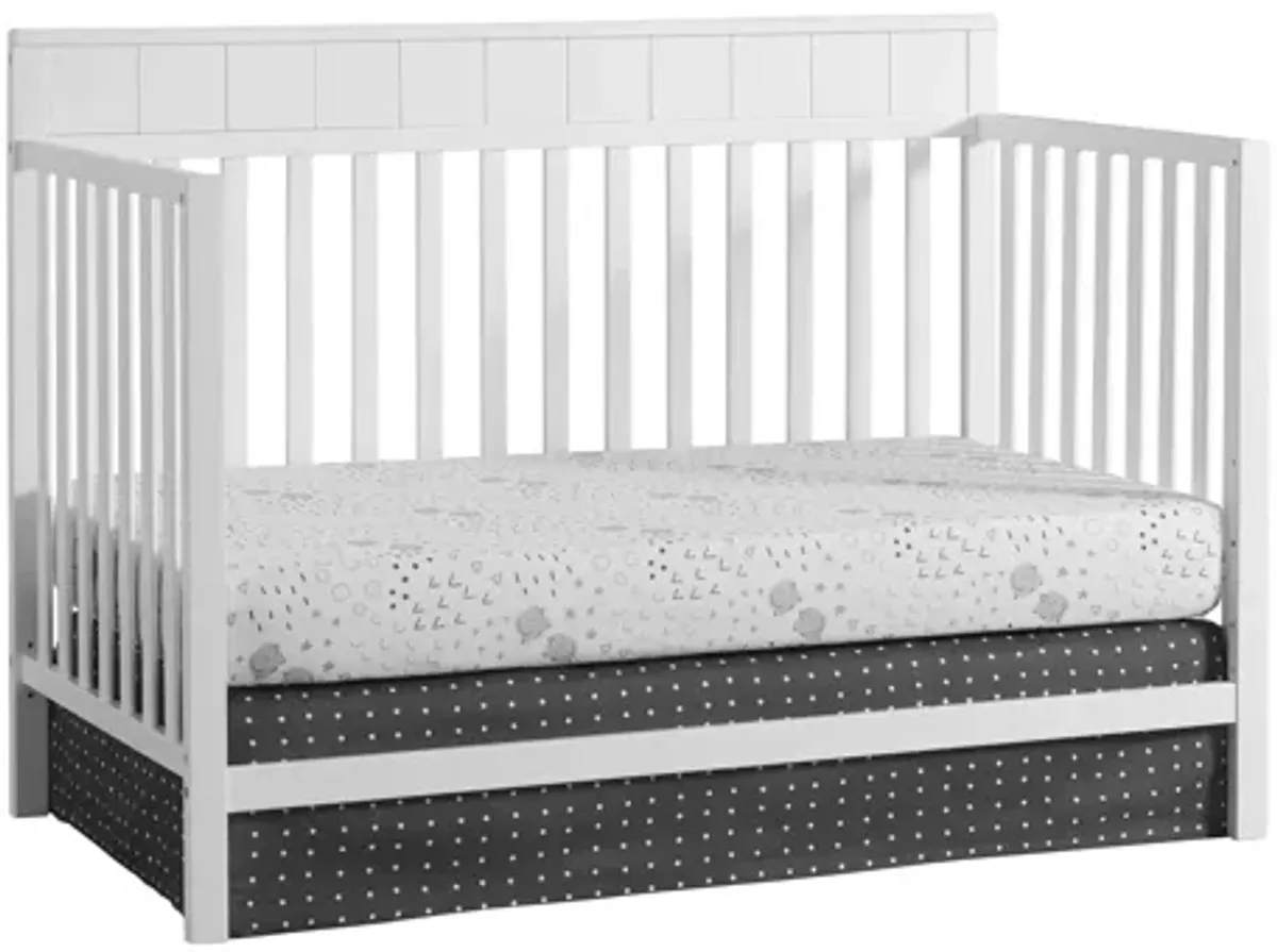 Oxford Baby Logan 4-in-1 Convertible Crib with Conversion Kit