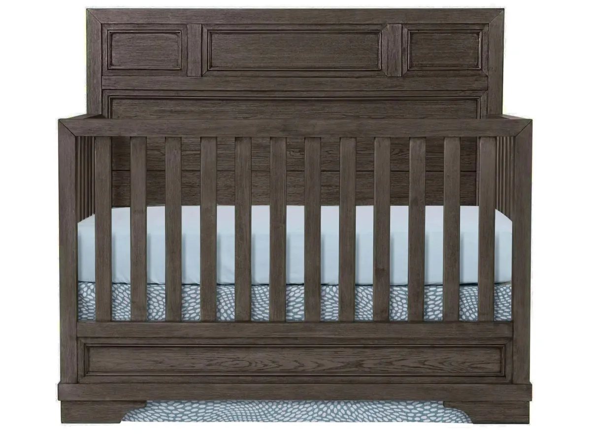 Carter Convertible Crib in Brushed Pewter by Westwood Design