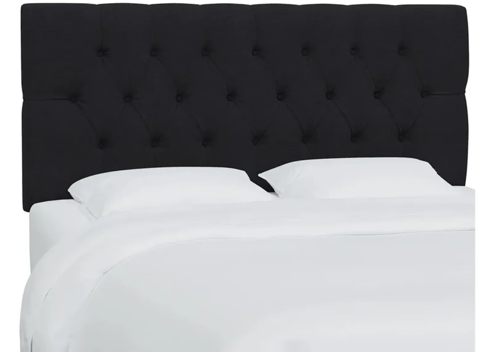 Blanchard Headboard in Linen Black by Skyline