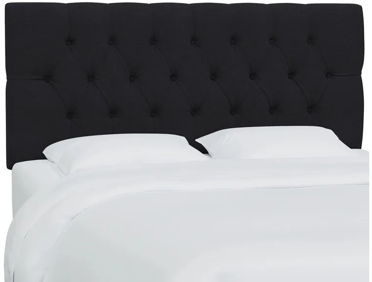 Blanchard Headboard in Linen Black by Skyline