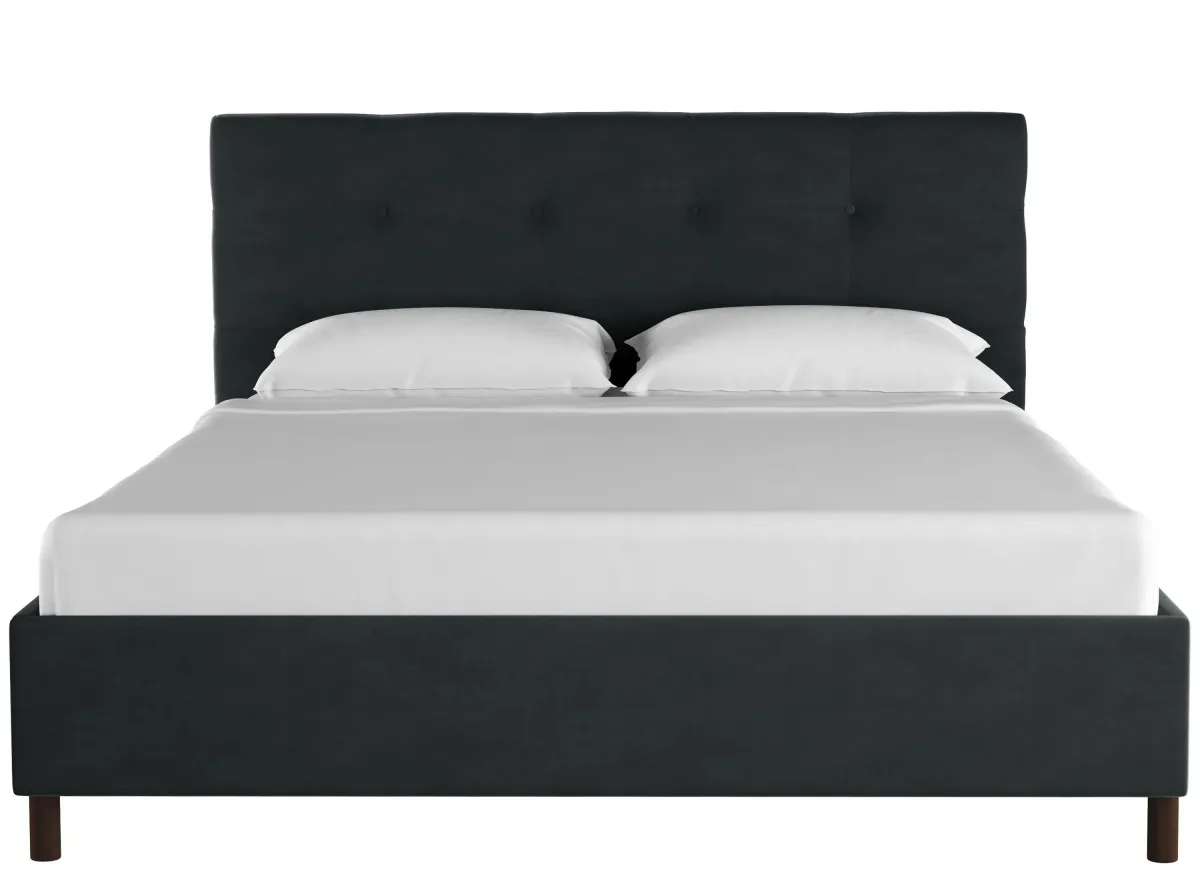 Nathan Platform Bed in Premier Black by Skyline