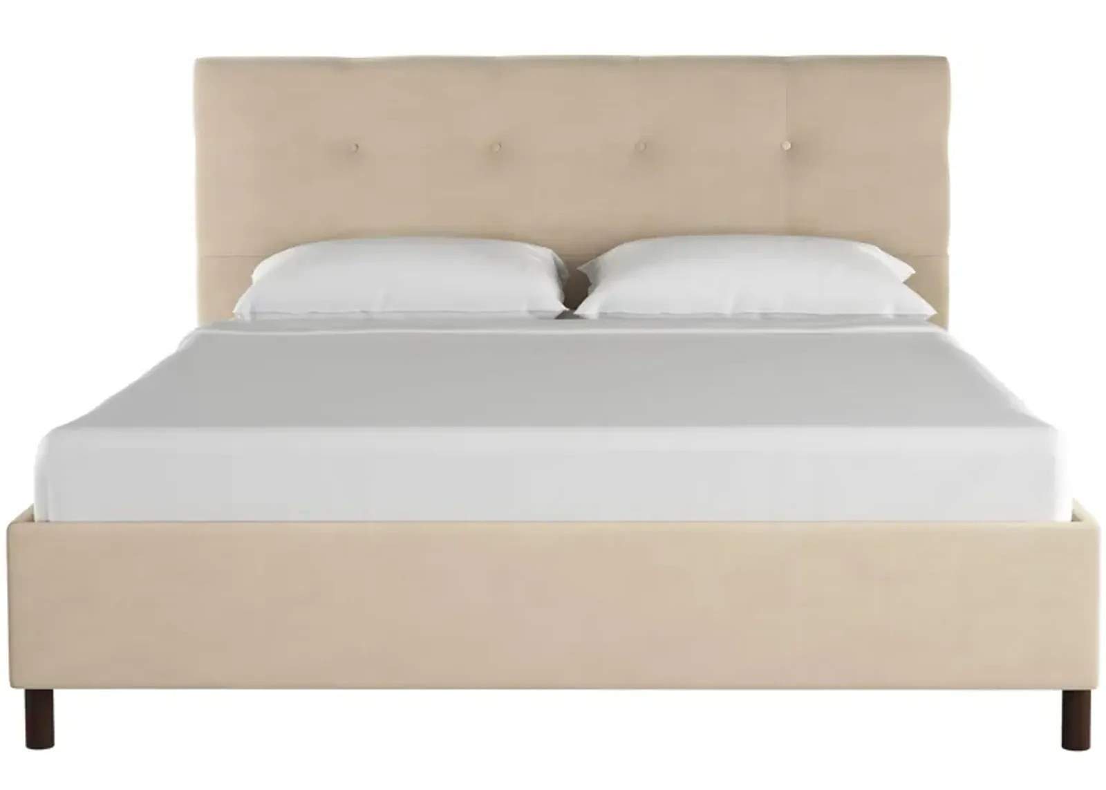 Nathan Platform Bed in Premier Oatmeal by Skyline