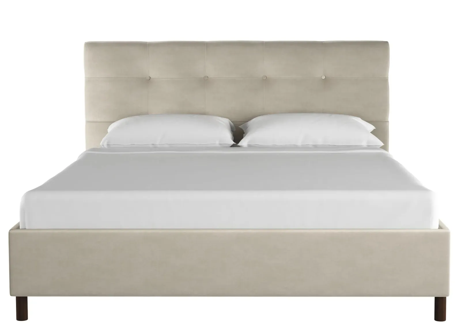 Nathan Platform Bed in Premier Platinum by Skyline