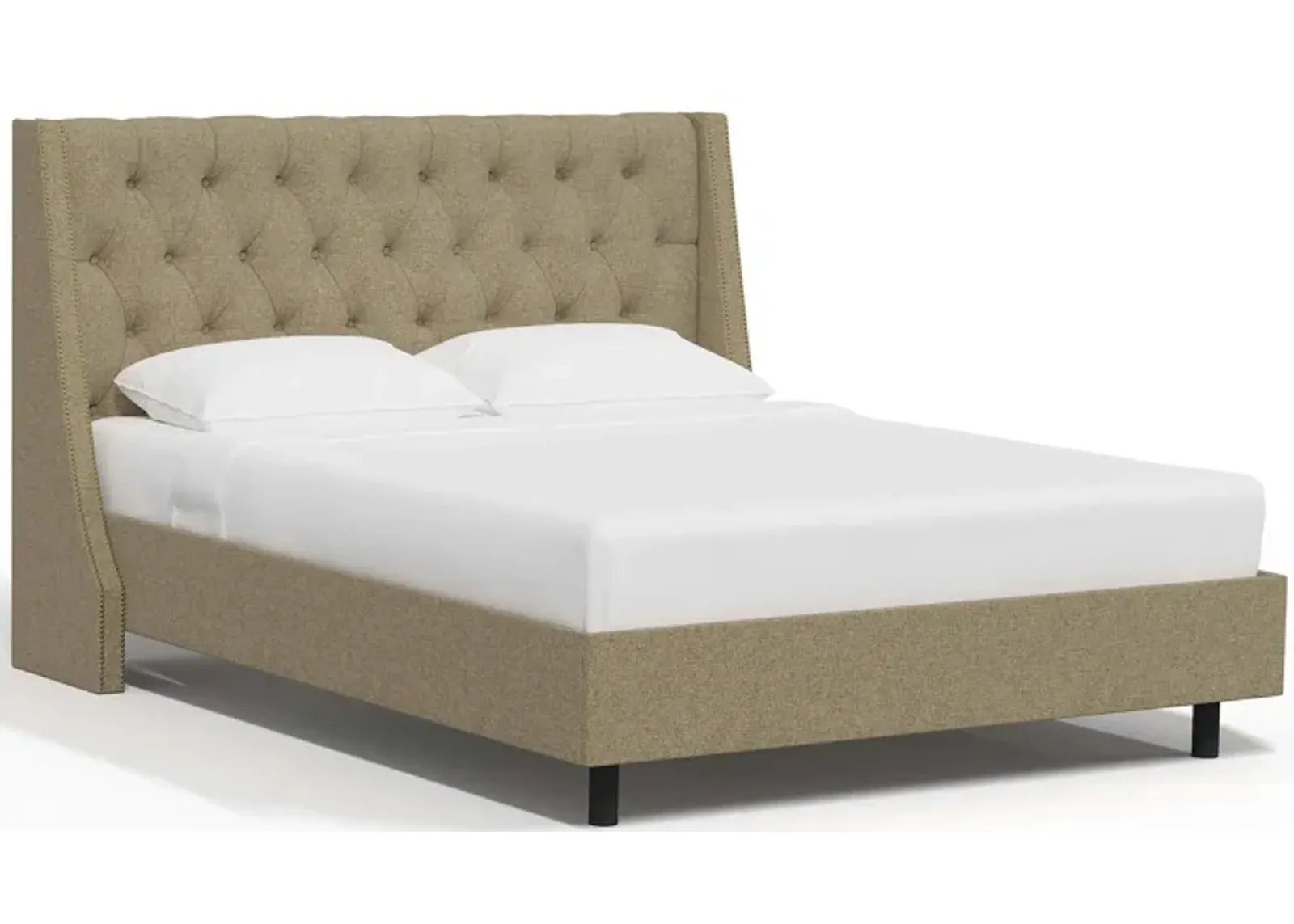 Sheridan Wingback Platform Bed