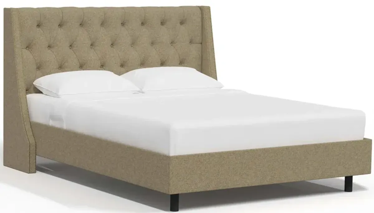 Sheridan Wingback Platform Bed