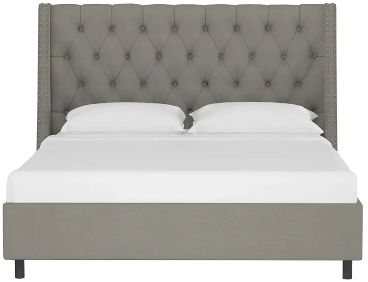 Sheridan Wingback Platform Bed