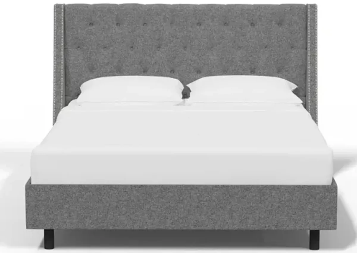 Sheridan Wingback Platform Bed