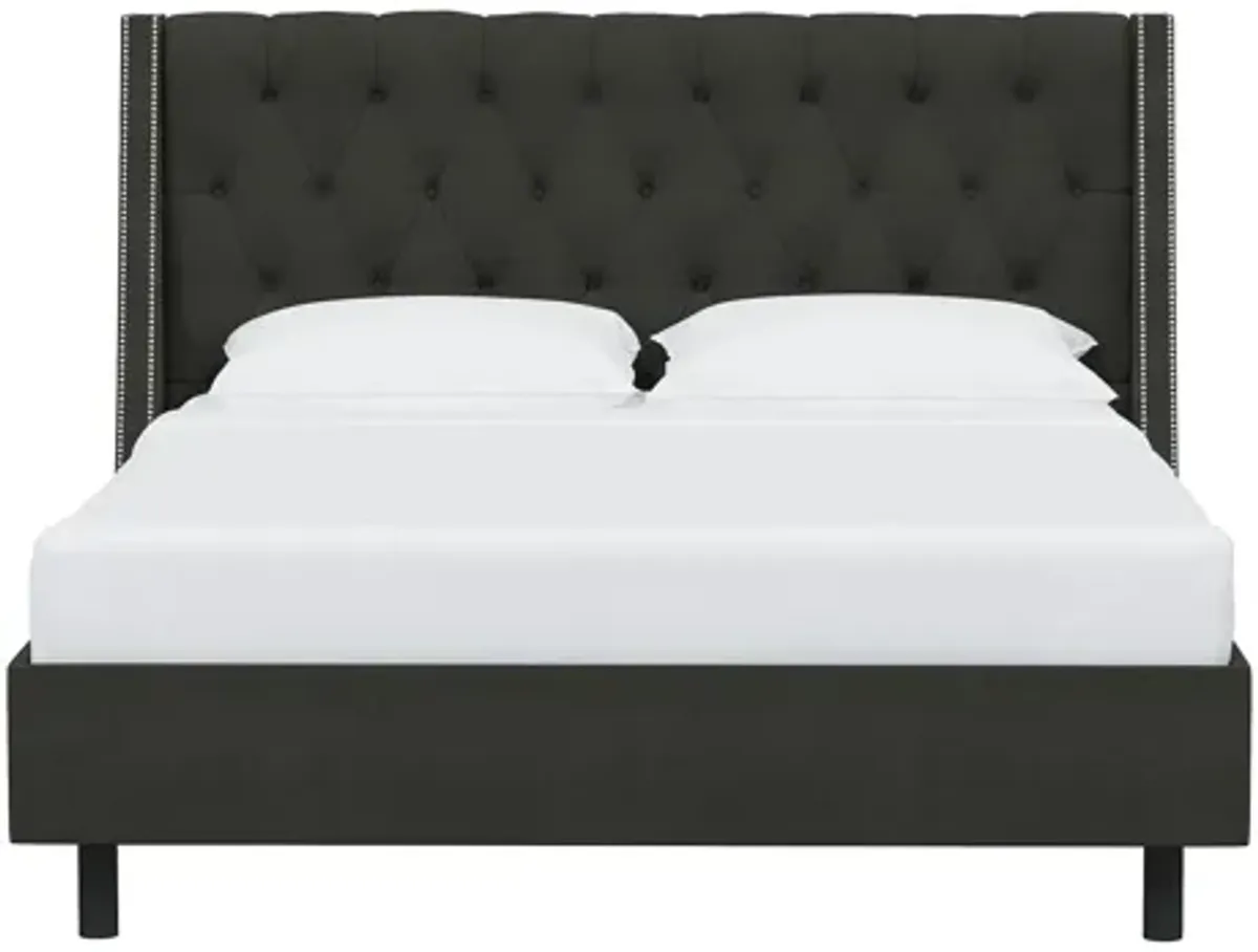 Sheridan Wingback Platform Bed