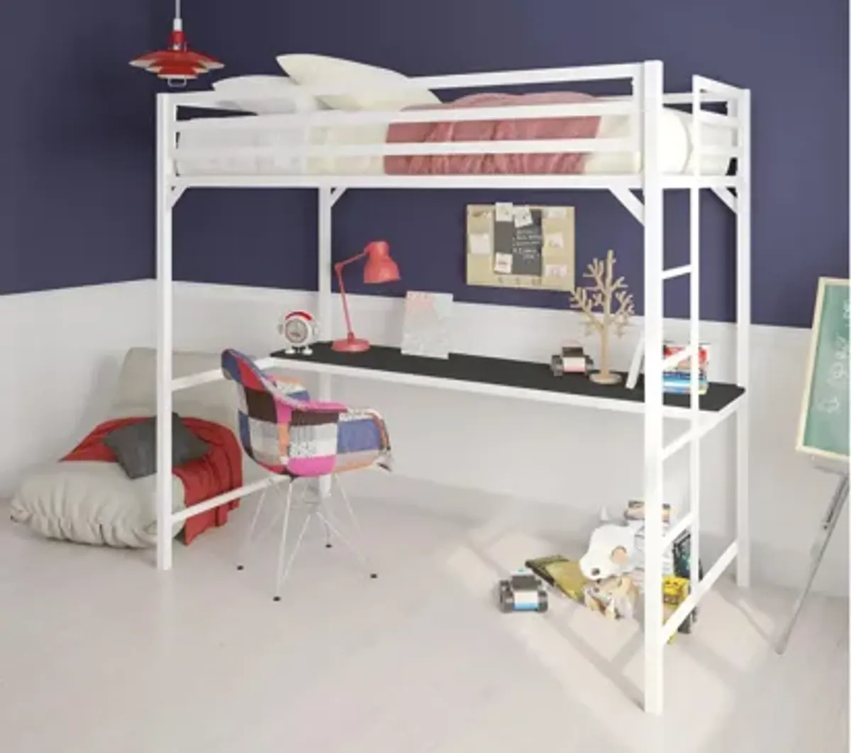 Miles Loft Bed with Desk