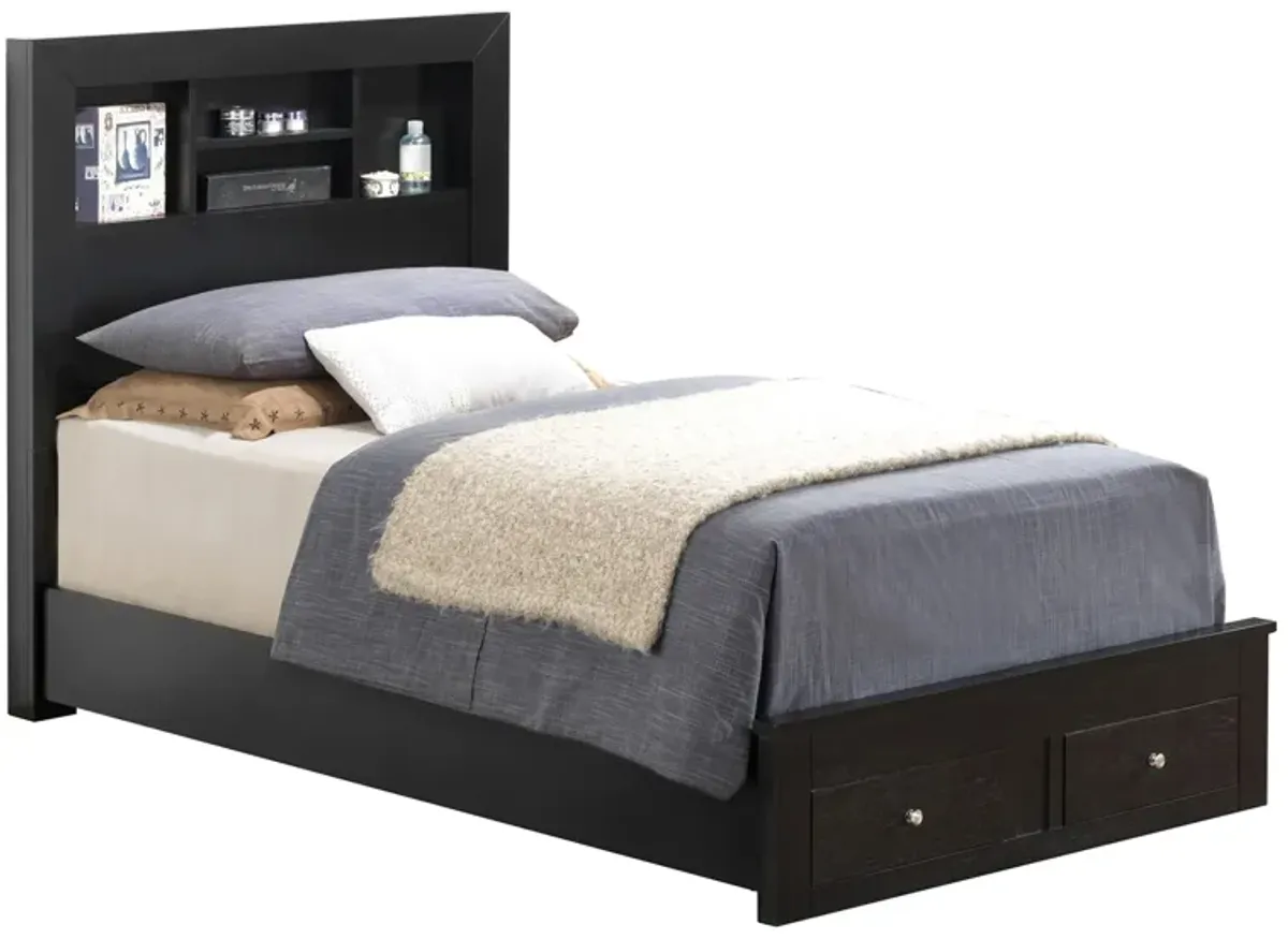 Burlington Storage Bed in Black by Glory Furniture