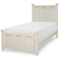 Lake House St Post Bed in Pebble White by Legacy Classic Furniture