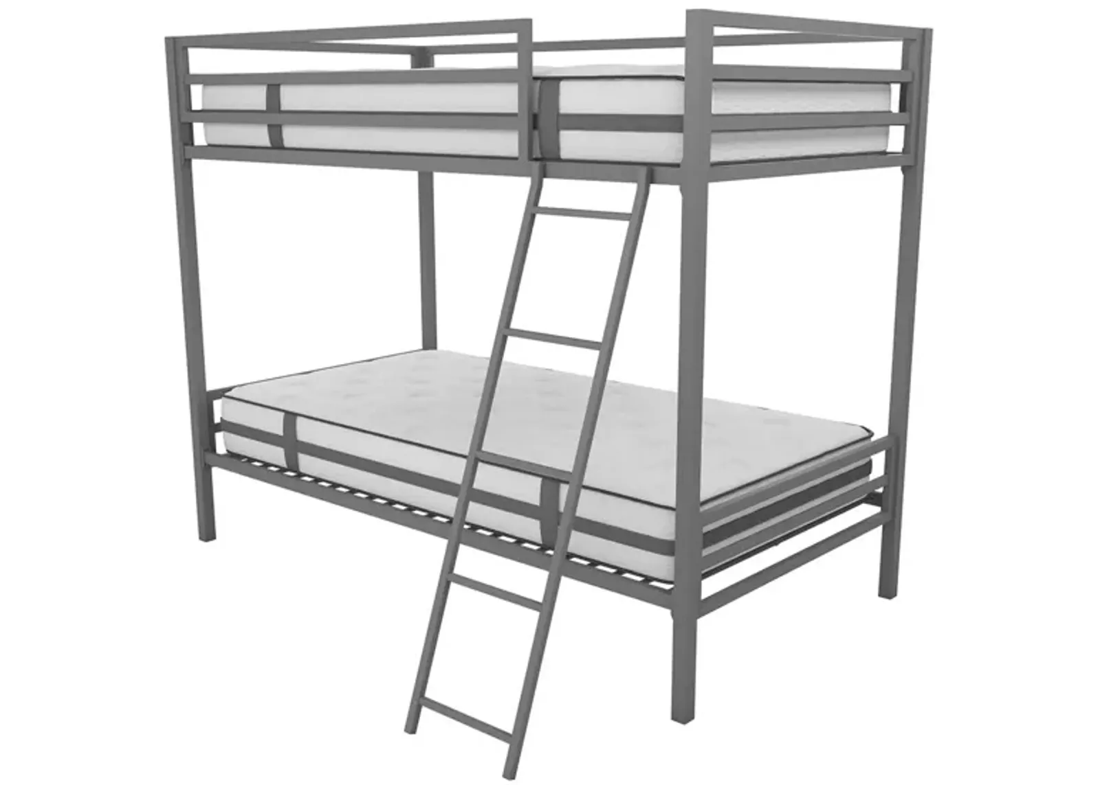 Novogratz Maxwell Twin over Twin Bunk Bed in Gray by DOREL HOME FURNISHINGS