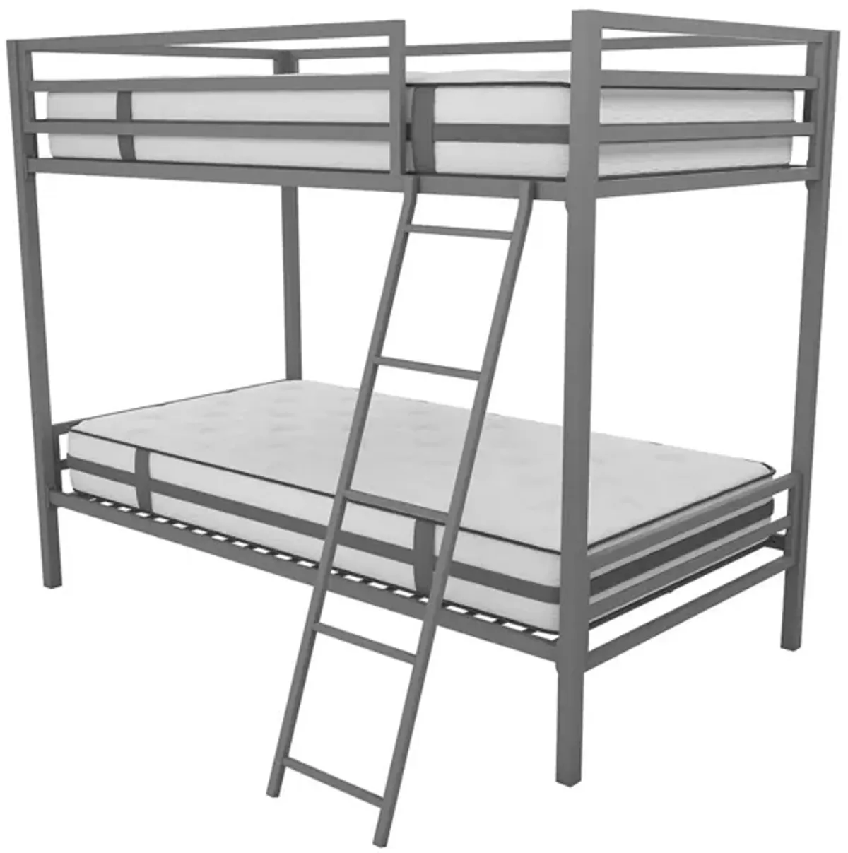 Novogratz Maxwell Twin over Twin Bunk Bed in Gray by DOREL HOME FURNISHINGS