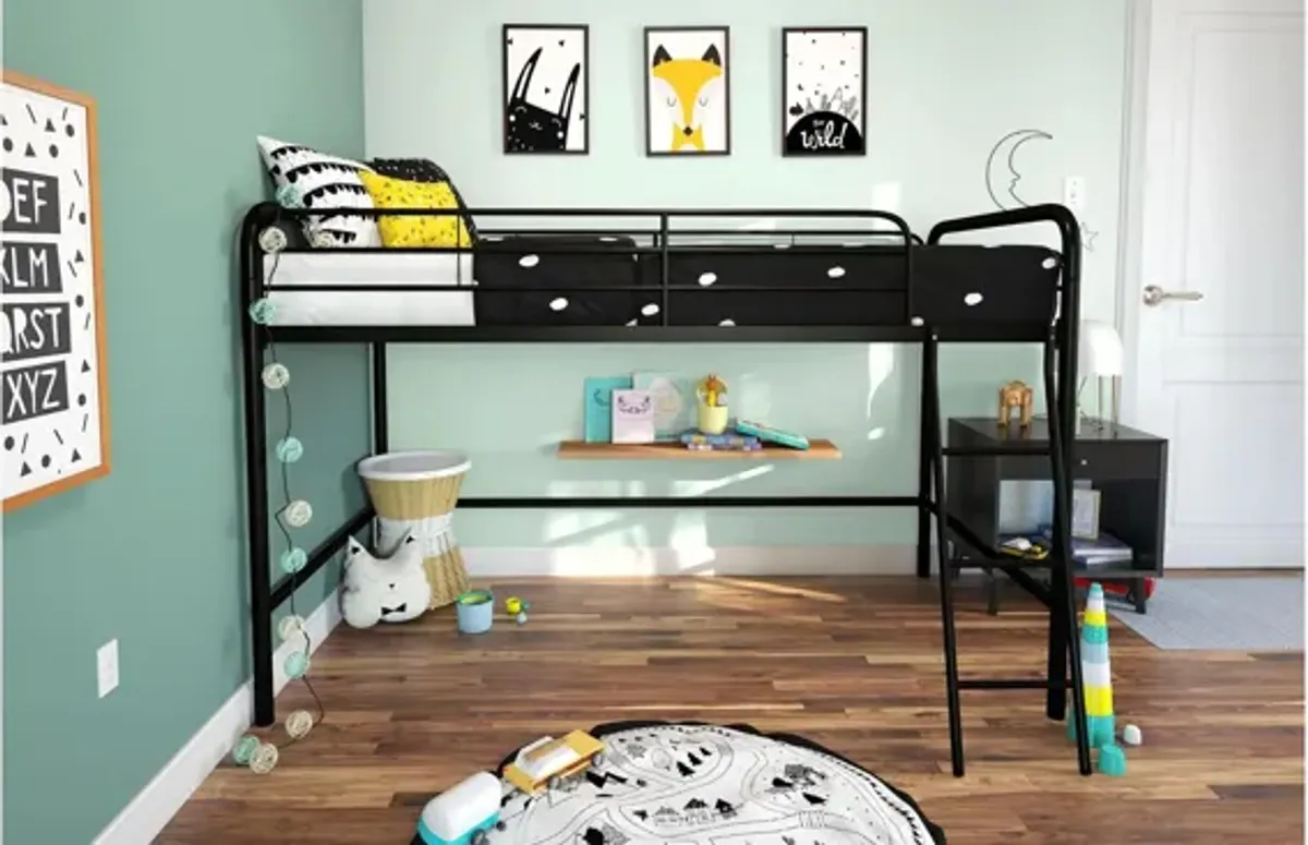 Atwater Living Cora Junior Metal Loft Bed