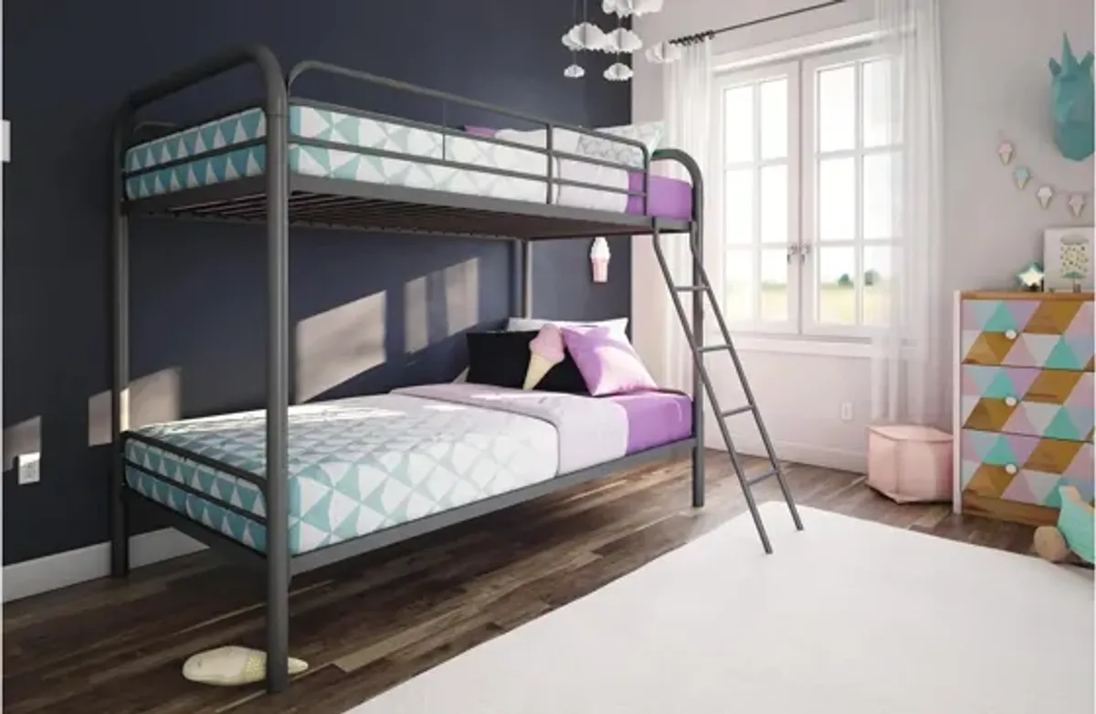 Atwater Living Eeva Twin over Twin Metal Bunk Bed