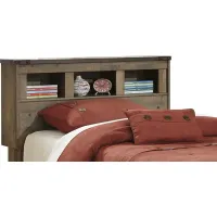 Trinell Bookcase Headboard in Brown by Ashley Furniture