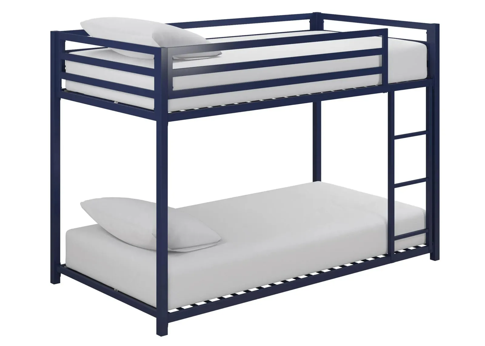 Miles Twin over Twin Bunk Bed in Blue by DOREL HOME FURNISHINGS