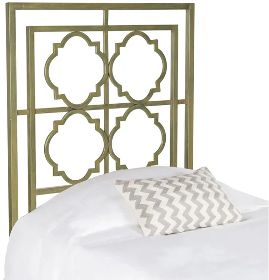 Silva Metal Headboard in French Silver by Safavieh