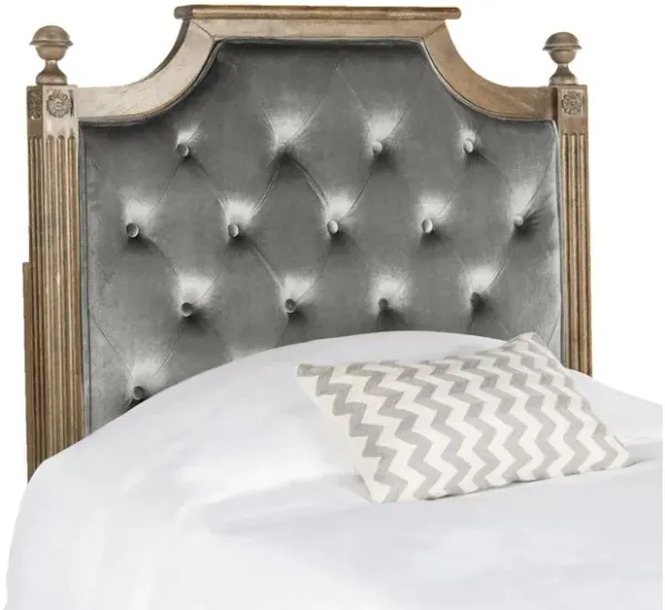 Rustic Wood Upholstered Headboard