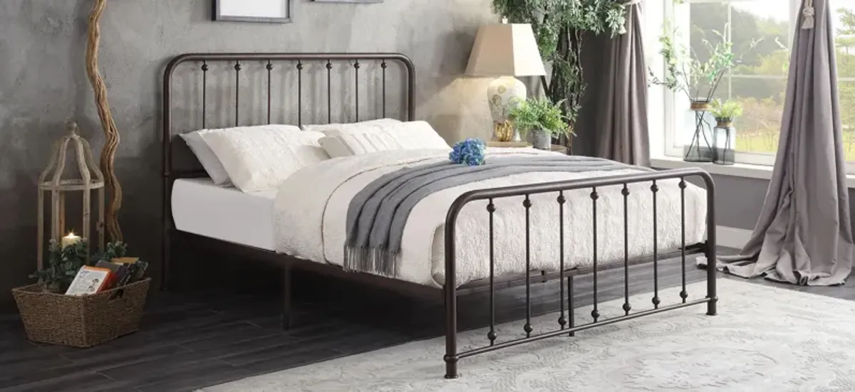 Lenci Metal Platform Bed