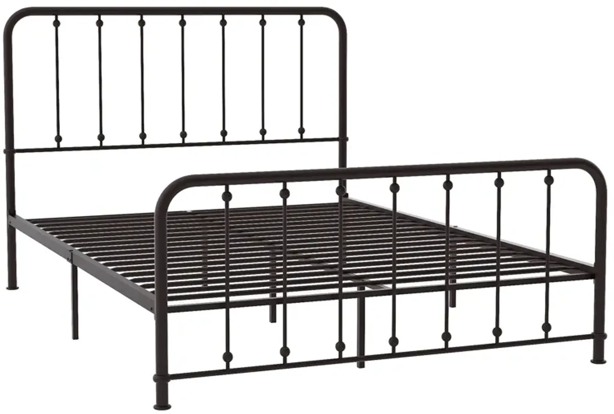 Lenci Metal Platform Bed in Dark Bronze by Homelegance