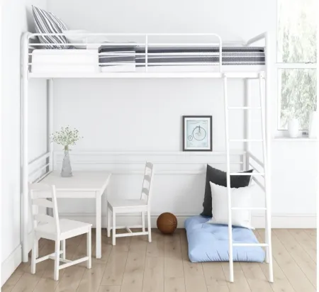 Blissfield Loft Bed in White by DOREL HOME FURNISHINGS