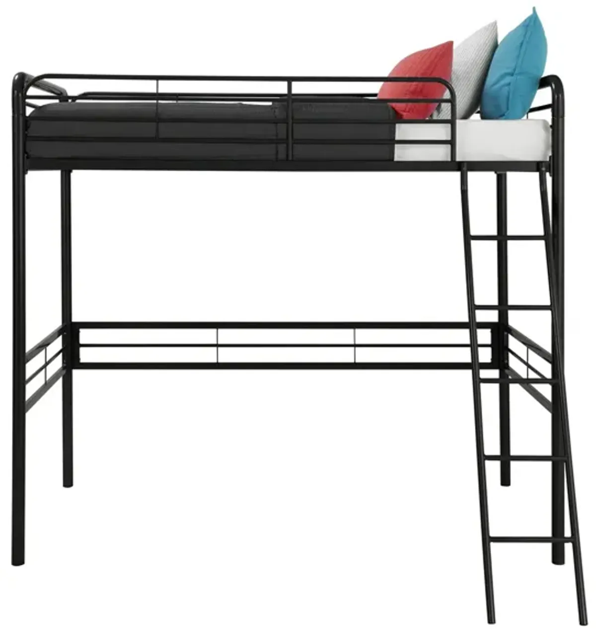 Blissfield Loft Bed in Black by DOREL HOME FURNISHINGS