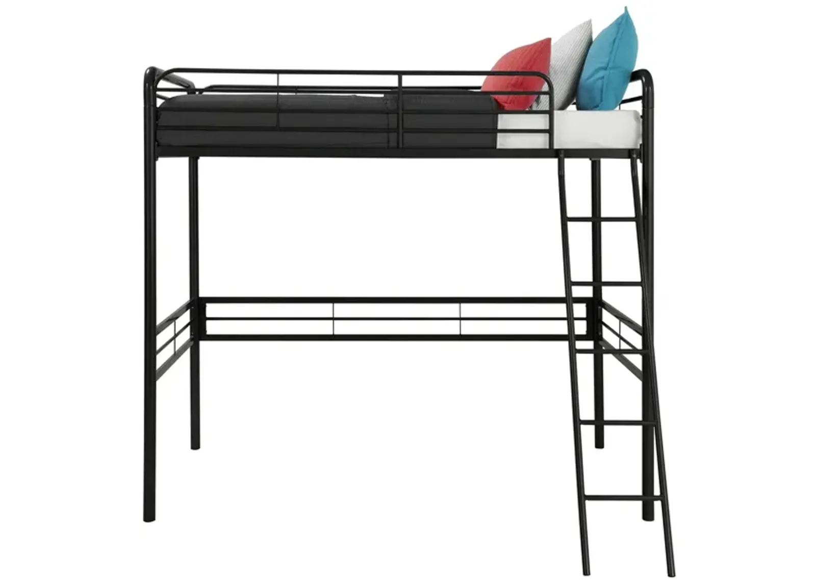 Blissfield Loft Bed in Black by DOREL HOME FURNISHINGS