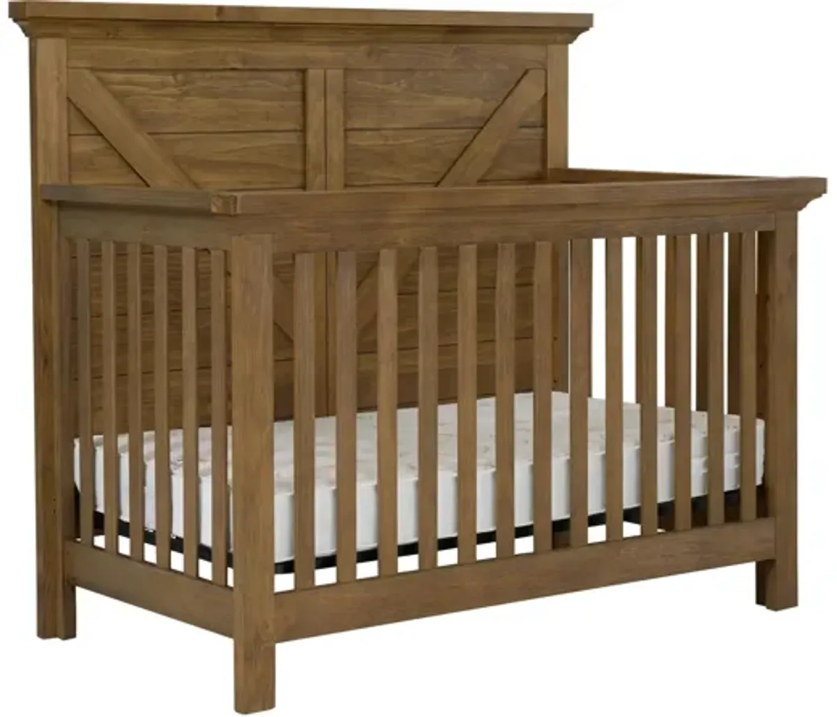 Wyatt Crossbuck Panel Convertible Crib