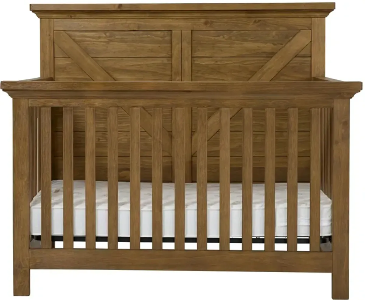 Wyatt Crossbuck Panel Convertible Crib