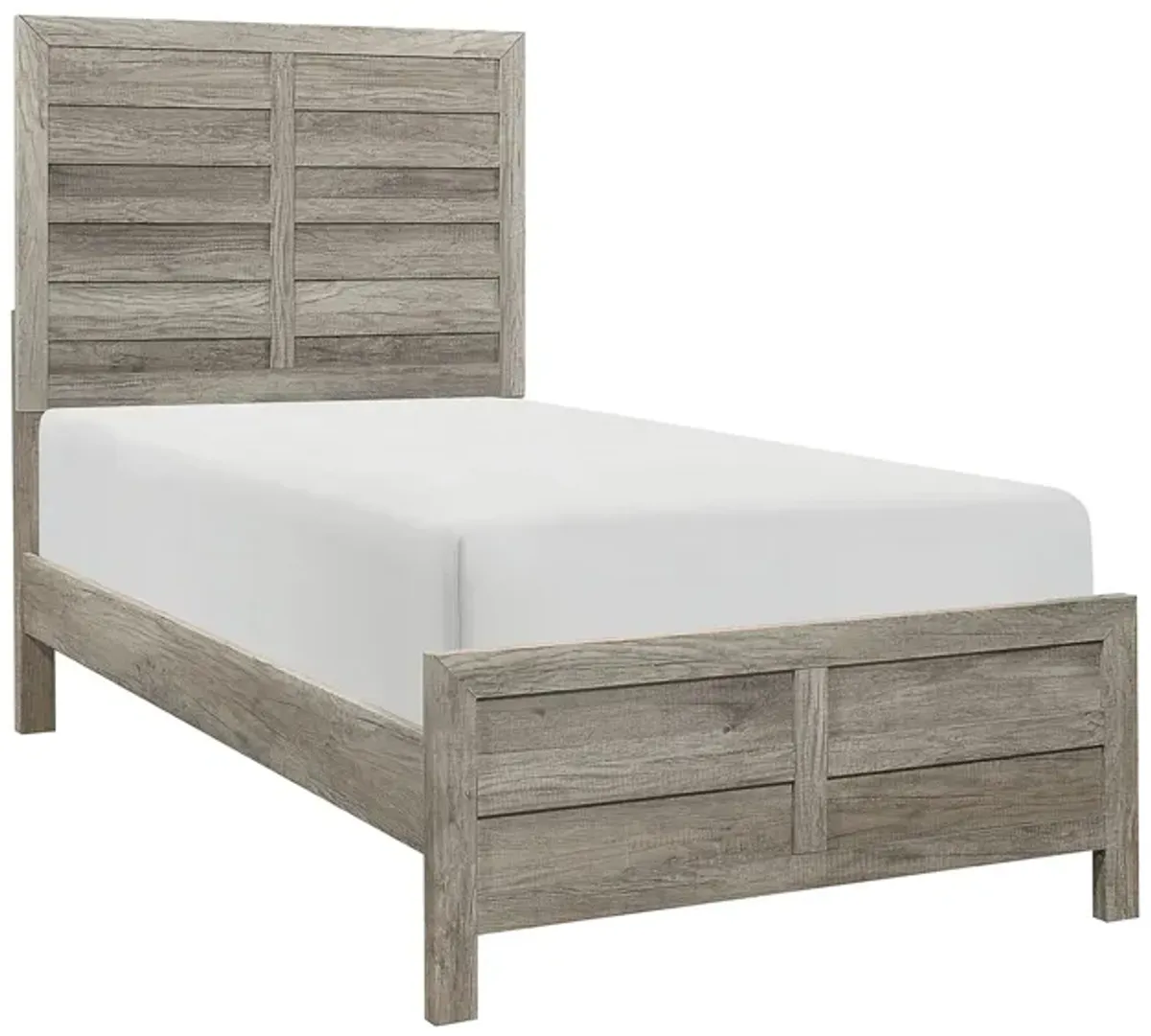 Terrace Panel Bed in Gray by Homelegance